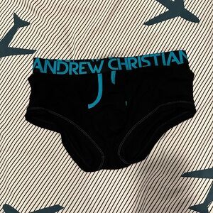 Men’s Andrew Christian boxer brief underwear. Medium